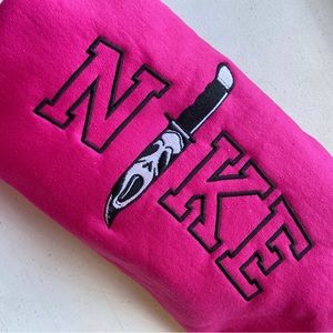 Scream Sweatshirt Pink